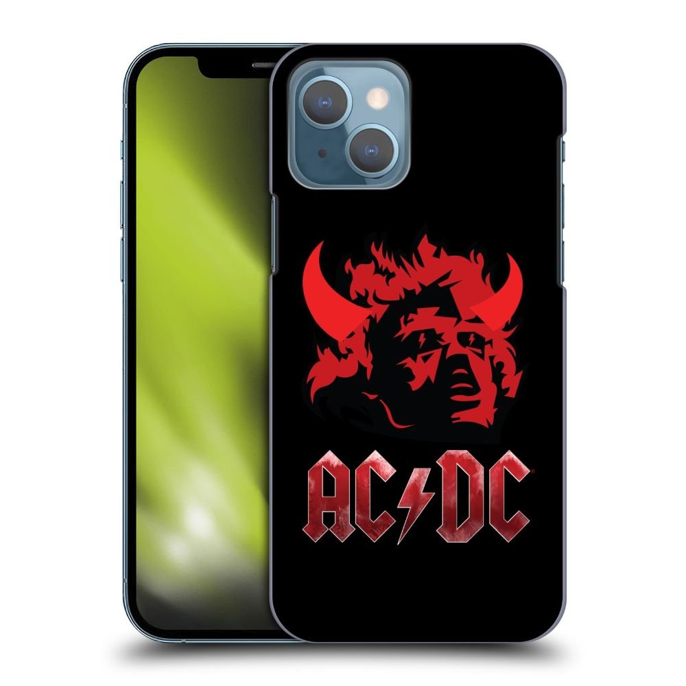AC/DC エーシーディーシー (Back in Black 45周年 ) - Devil's Head ハード case / Apple iPhoneケース - PGS